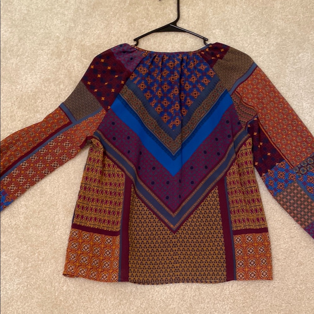 Colorful Geometric Blouse